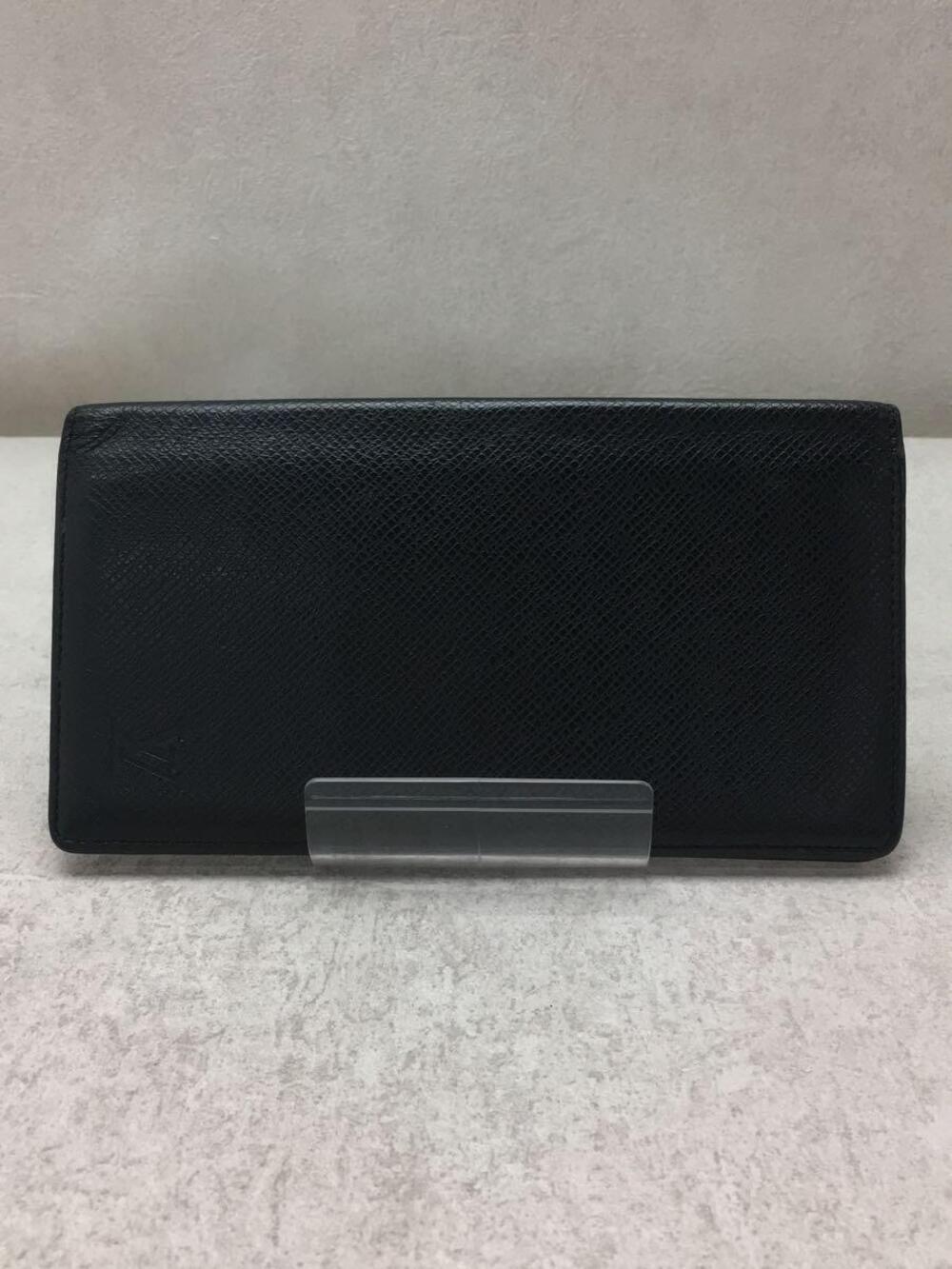 LOUIS VUITTON Porte Wallet Valore Carte Credit Taiga Black